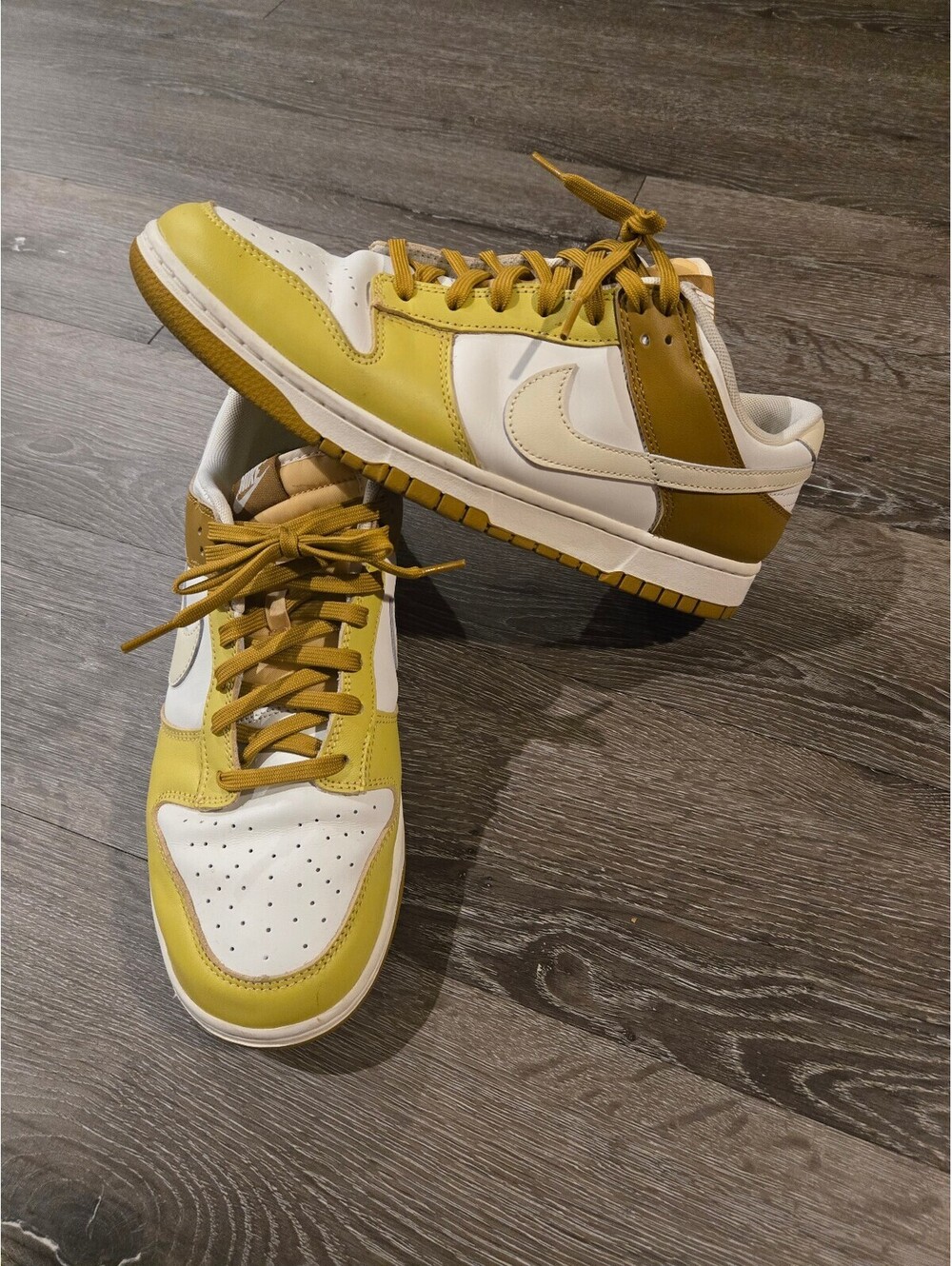 Nike Dunk Low Retro Bronzine Coconut Milk Size 11.5 FZ4042-716 Pristine